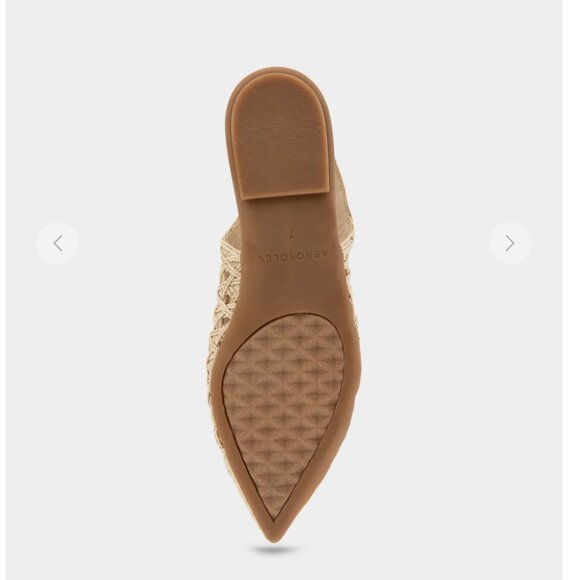 NIB Aerosoles Raffia Diego Slingback 5.5 - Picture 5 of 7